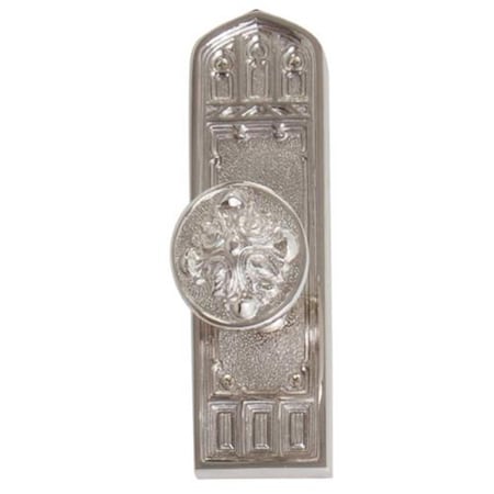 Interior Door Plate Double Dummy Set - Venetian Bronze